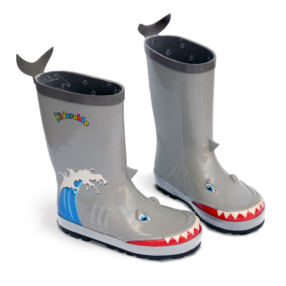 Kids Shark Rain Boots