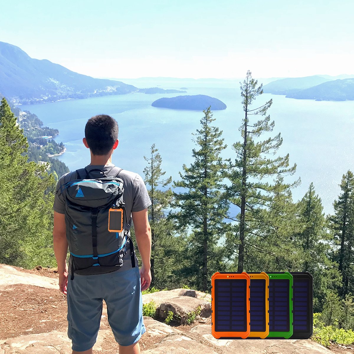 Solar Power Bank for Phones and Tablets