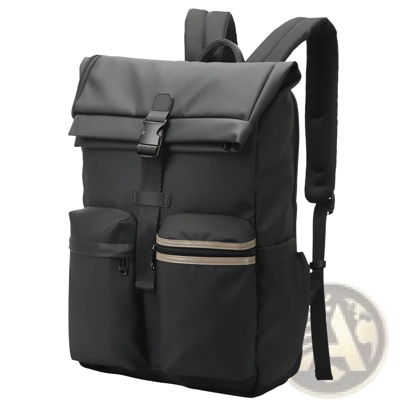 Roll Top Business Backpack Water Resistant 25l