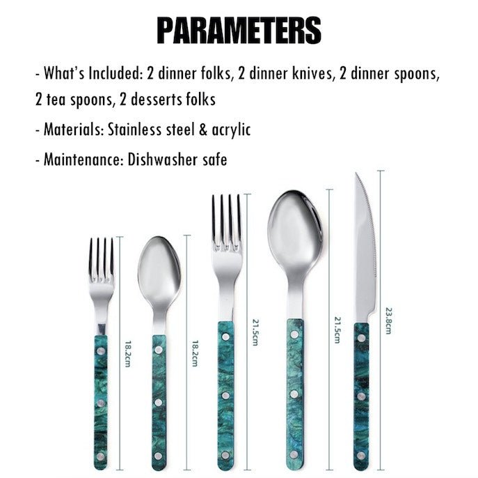 Terra Bistrot Flatware Set, 10-Piece