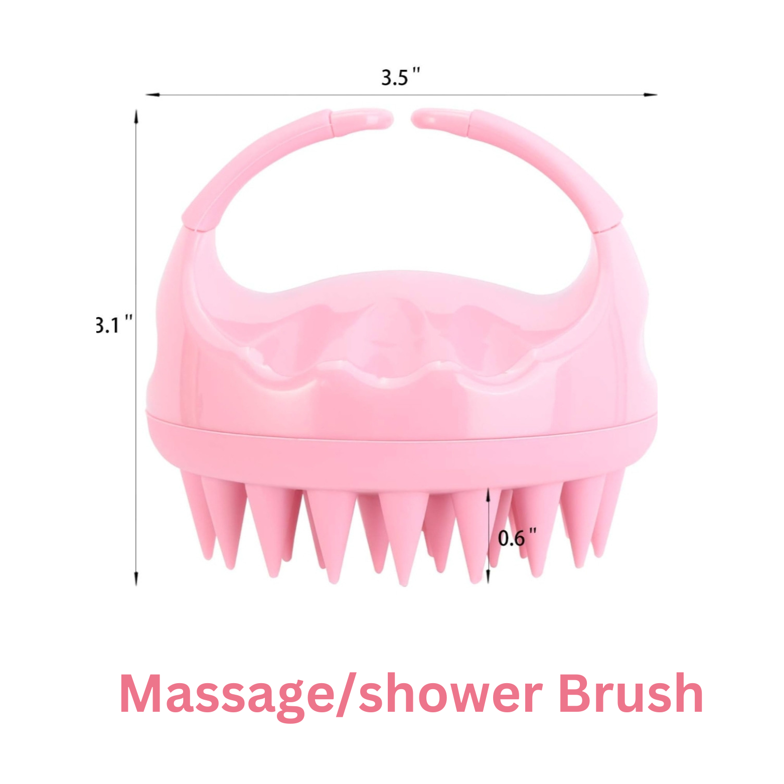 S-Secrets Scalp Massager & Shampoo Brush – Silicone