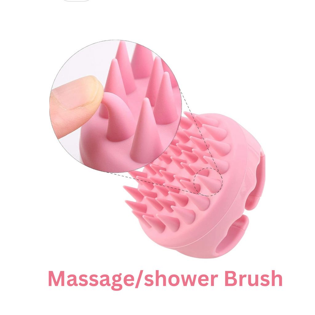 S-Secrets Scalp Massager & Shampoo Brush – Silicone