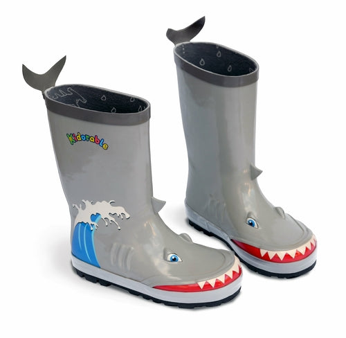 Kids Shark Rain Boots