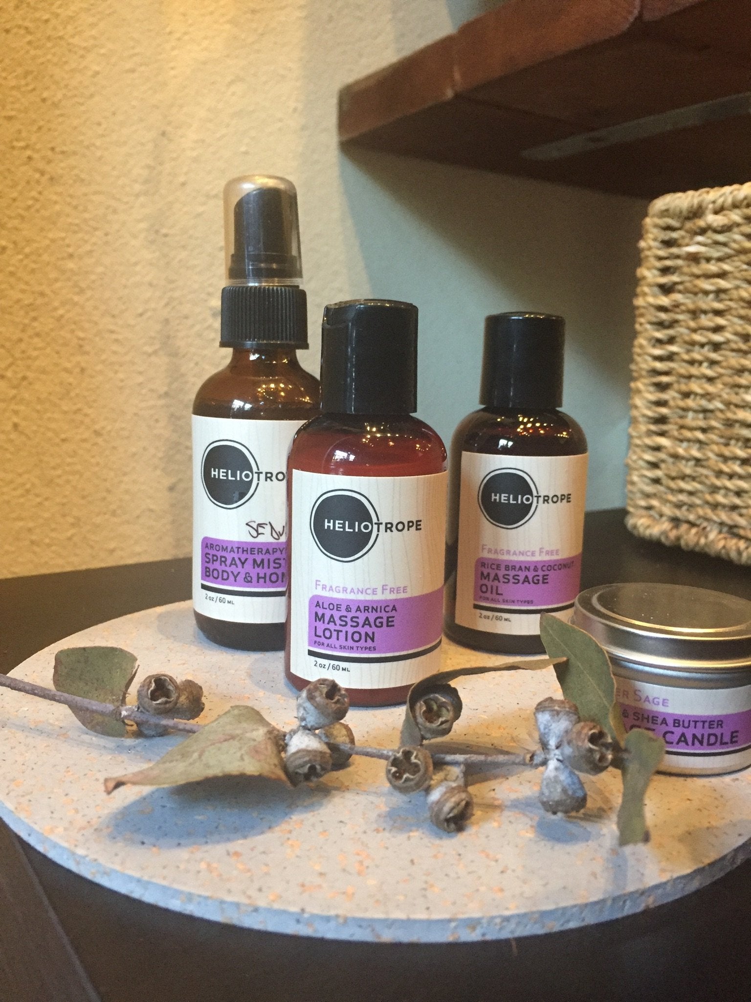 Travel Massage Oil Sampler Set