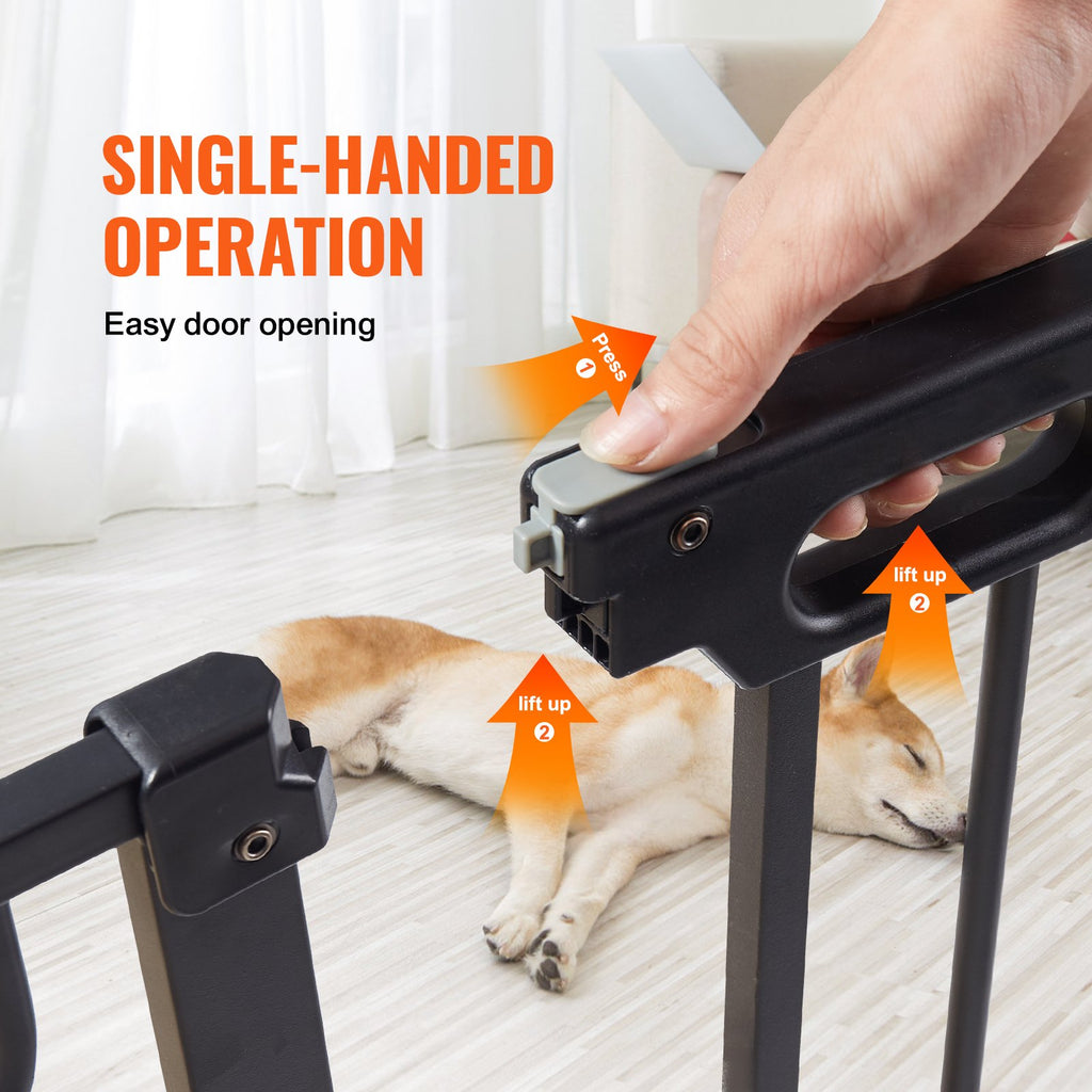 Extra Wide Baby Gate for Stairs, 29.5-51 in Adjustable