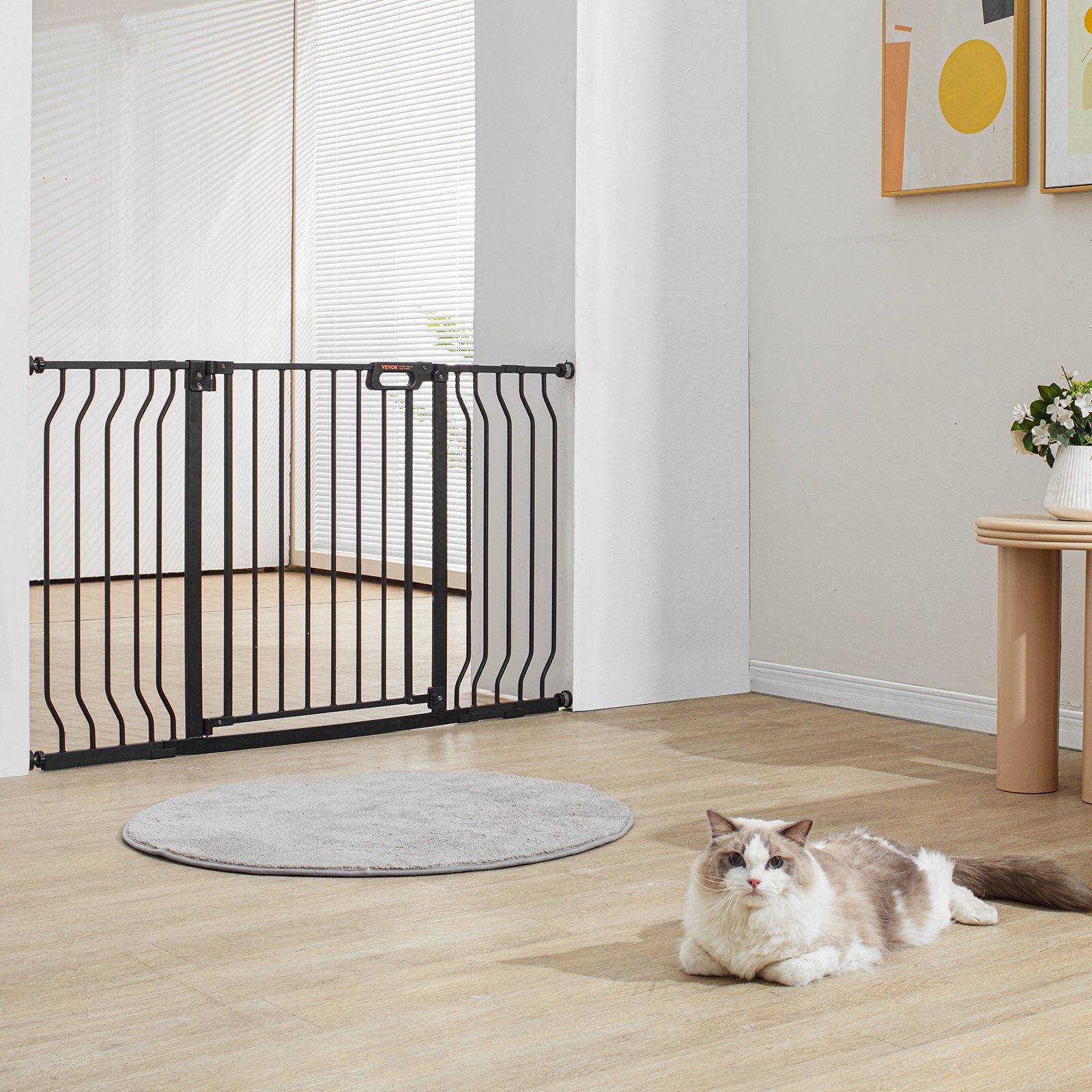 Extra Wide Baby Gate for Stairs, 29.5-51 in Adjustable