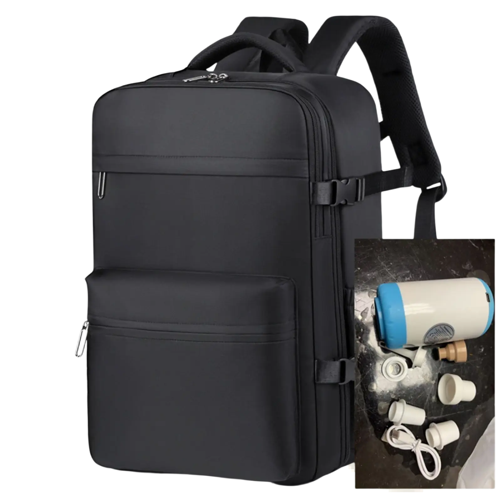 Vacuum Compression Laptop Backpack 15 Inch 35l